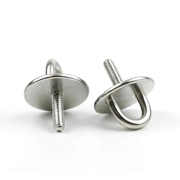 Pad Øjenplade med Lukket Krog Hæfteklammer Ring Krog Øje U-formet Design Hænger M8