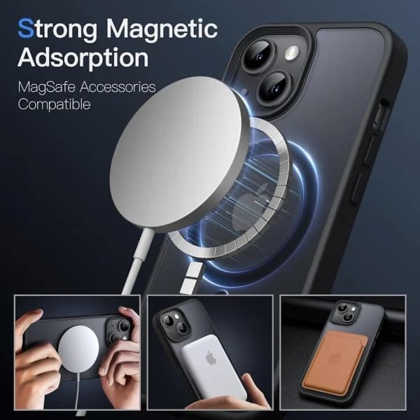 iPhone 15 Musta Magsafe Kuori