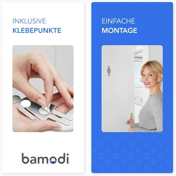Toalettnummer - Badrumsnummer - Herrtoalettskylt Damtoalett