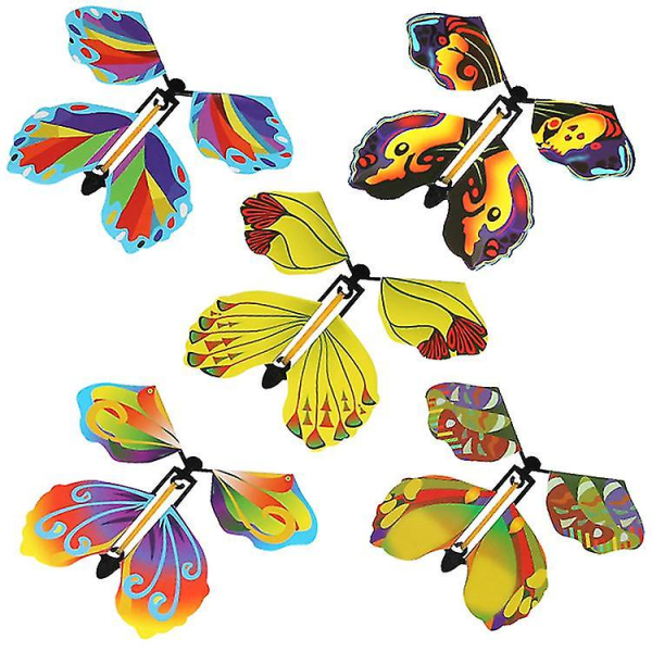 Flying Butterfly Kid Magic Toy (slumpmässig färg)