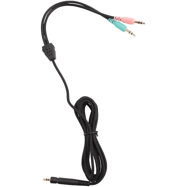 Ersætningskabel til Sennheiser G4ME ONE GAME ZERO 373D GSP 350 / GSP 500 / GSP 600 Hovedtelefoner (PC-version 2 meter) XC