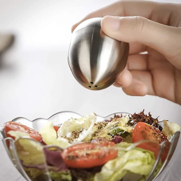 Pieces Less Stål Shaker Ägg Sd Suolasirotin Set Kit Työkalut
