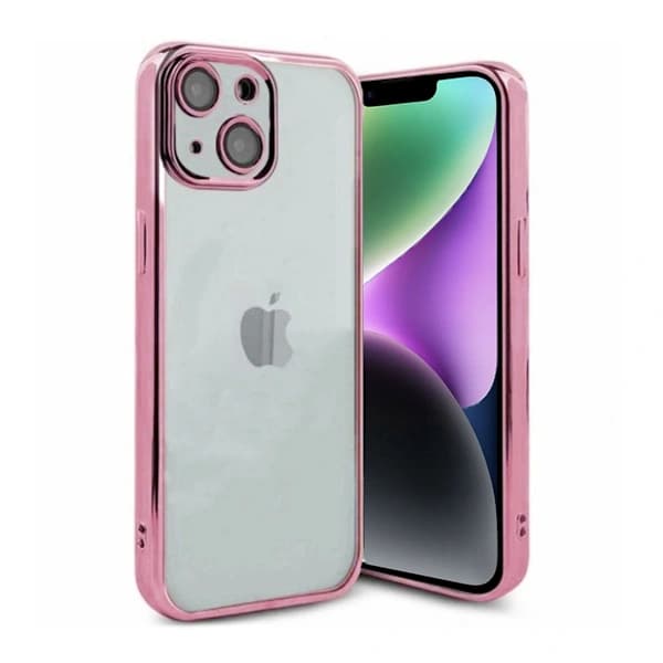 Luksuriøst Mobilcover iPhone 14 - Rosa Pink Rosa