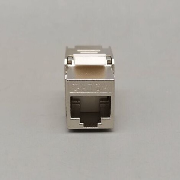 KZQ 4x Modul Keystone CAT 6a Jack - Skärmad STP RJ45-kontakt Snap-In Montering Kabel Rå CAT 500Mhz 10GBit/s