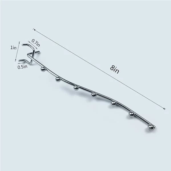 1/5 kpl Pegboard-koukkuja säilytysteline 5 kpl 5 kpl [XJ]