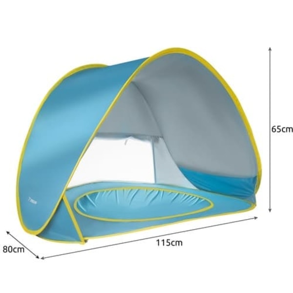 Lastenteltta uima-altaalla / Pop-Up teltta - Tuulisuoja