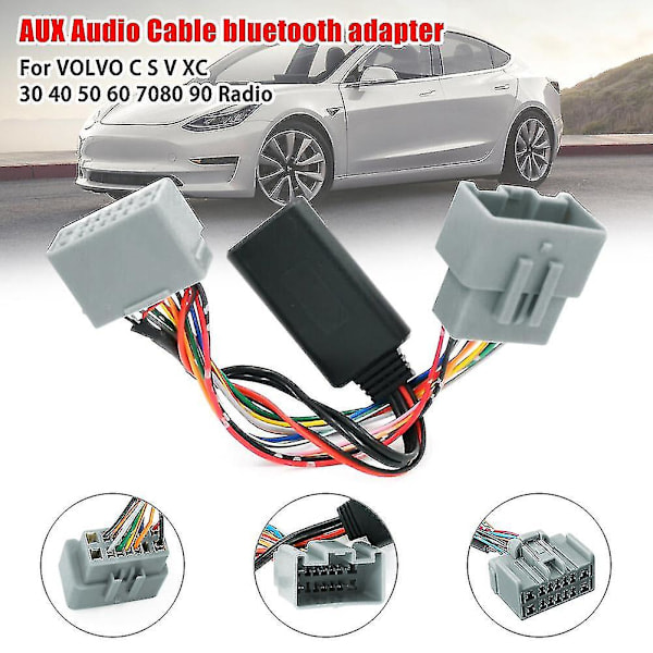 Bluetooth-adapter til Volvo C30 S40 V40 V50 S70 C70 V70 Xc70 S80 Xc90 biltilbehør [XC]