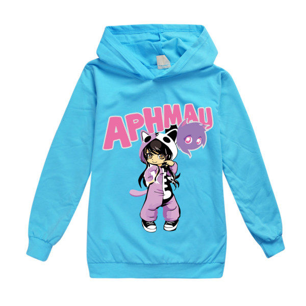 Barn Pojkar Flickor Aphmau Hoodie Långärmad Toppar Sweatshirt Tröja Lila 110cm