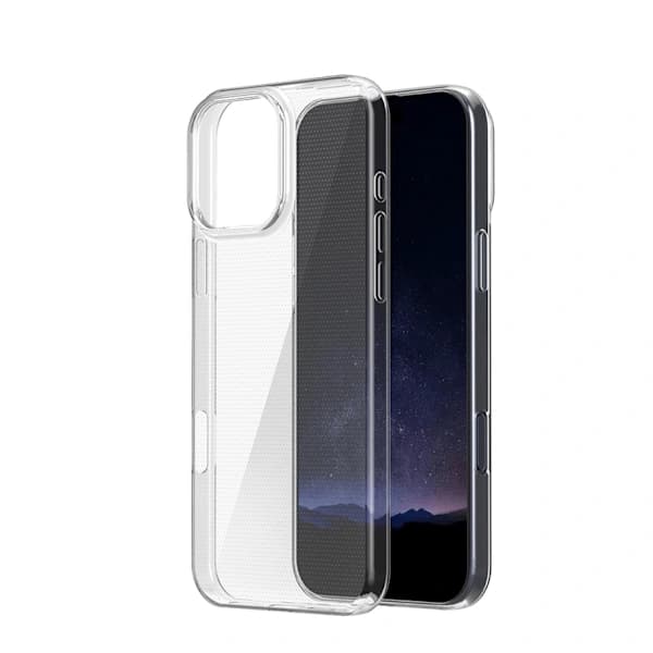 iPhone 16 PRO MAX Deksel Transparent Tynt Silikondeksel 0.3mm