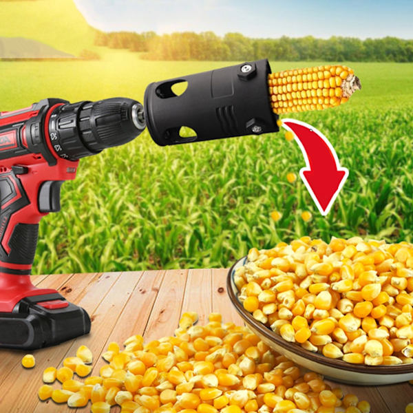 Automatic Corn Peeler Tool Nylon Structure Ideal for Home Gardens and Farmers