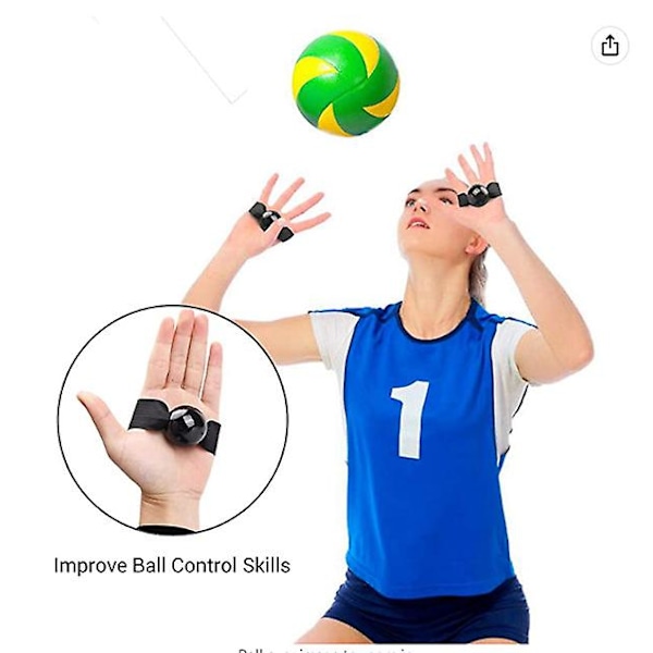 Volleybollträning med fotbollsträningshoppboll med elastiskt snöre