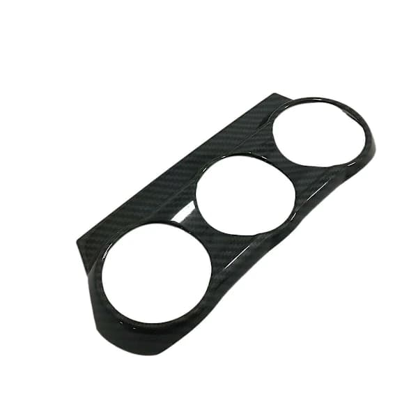 Kolfiber Interiör Luftkonditioneringsutloppspanel Skydd Trim för -3 CX3 2015-18