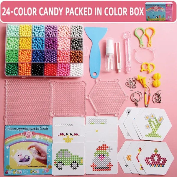 Waterbeads Kit med 3000 bitar i 24 färger