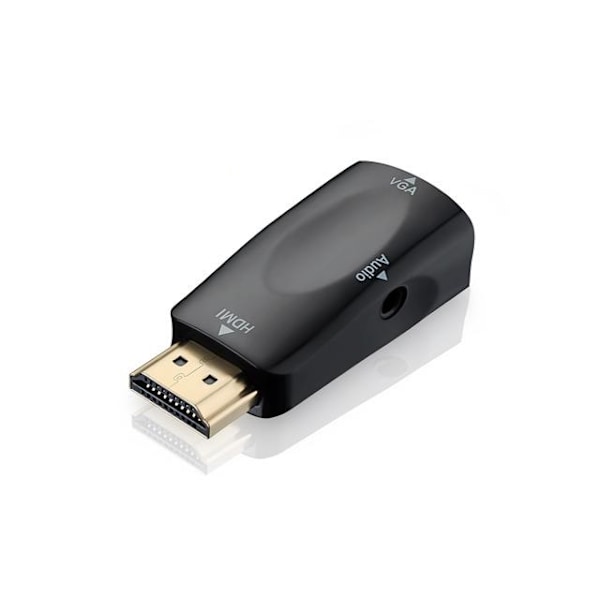HDMI til VGA Adapter med Lydinngang - Mini