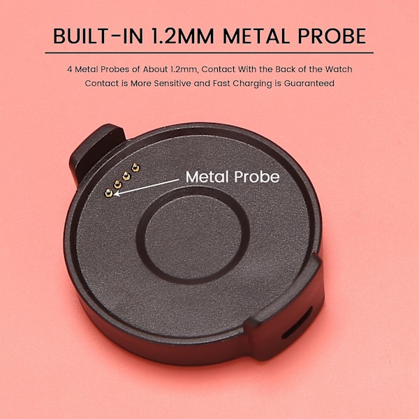TS-Smart Watch Lader For Pro Usb Data Og Dokkingstasjon Ladekabel Bluetooth Klokkelader Med 1m Mag