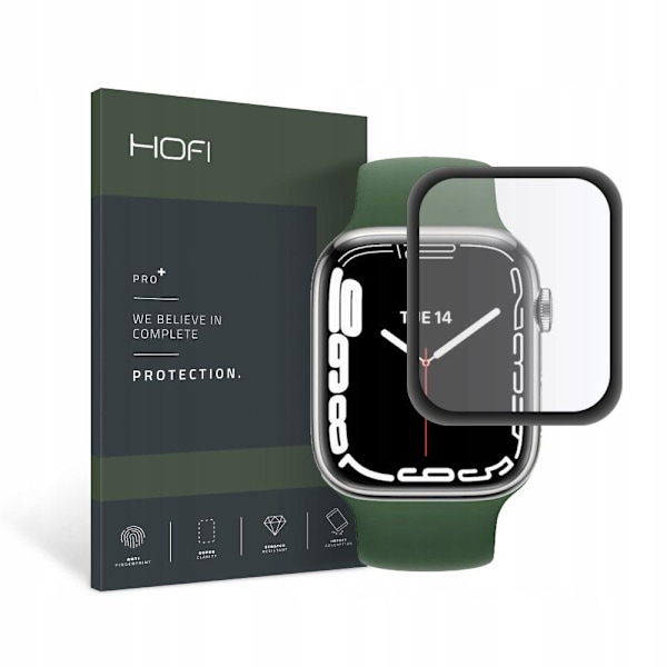 HOFI Apple Watch 7/8 45mm Skjermbeskytter Pro+ Hybrid Glass