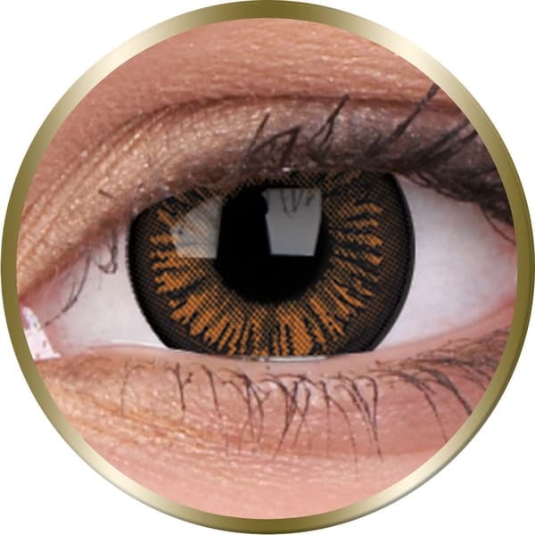 TS-Farvede Linser Phantasee Big Eyes Brun - 3 måneders