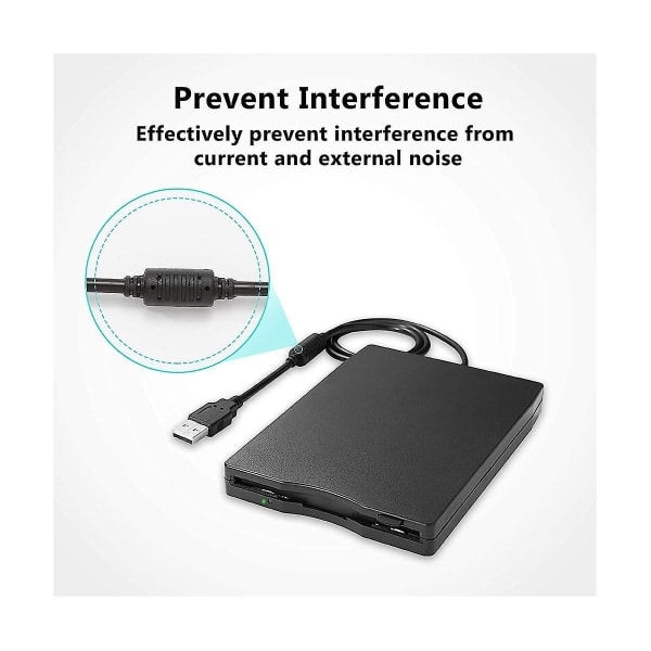 Usb-levykeasema, 3,5 tuuman ulkoinen kannettava 1,44 Mt Fdd-levykeasema Windows 7 8 200:lle