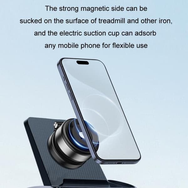 TS-Magnetisk mobilholder med sugekop og teleskopfunktion
