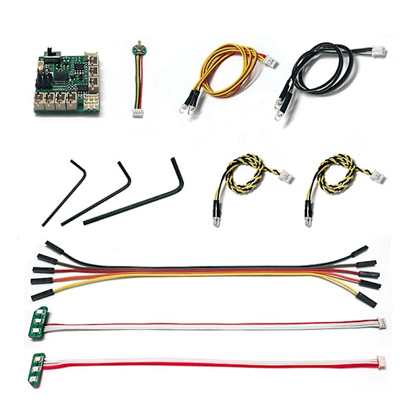 TS-For Jimny 1/16 Rc Bil Reservdelar Retrofit Och Uppgraderingsljus Oberoende Esc Fjärrkontroll Mottagare