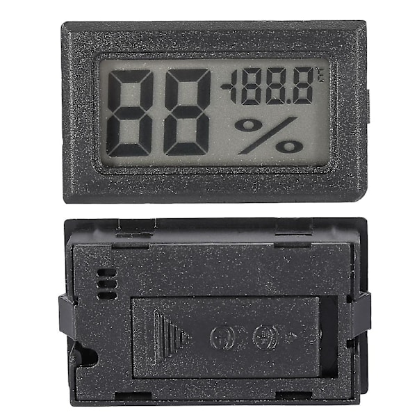 Mini digitalt termometer hygrometer rosa - Høj præcision husholdningstermometer og fugtighedsmåler