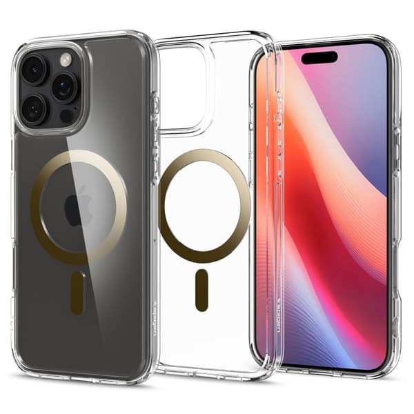 TS-Spigen Ultra Hybrid Mag Magsafe Skal för iPhone 16 Pro Max - Guld