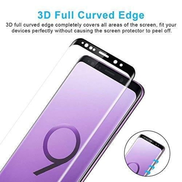 4 kpl Täyspeitto Temperoitu Lasit Samsung S9 Plus -puhelimellesi