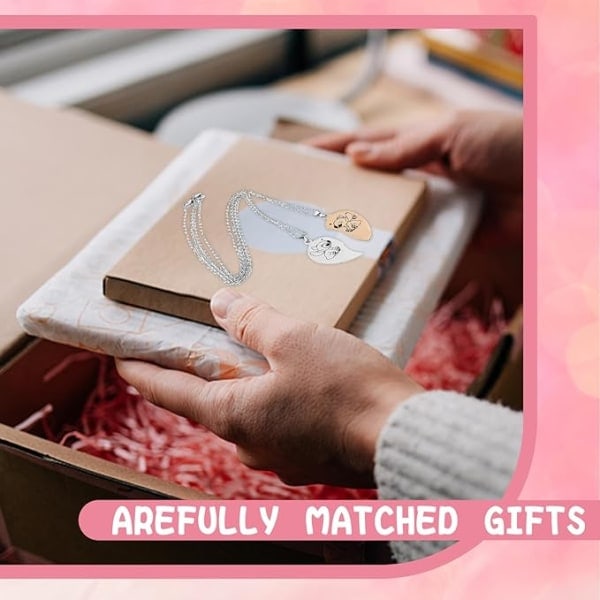 Party Stitch-kaulakoru, Stitch-lahjasormus, ruostumattomasta teräksestä valmistettu kaulakoru
