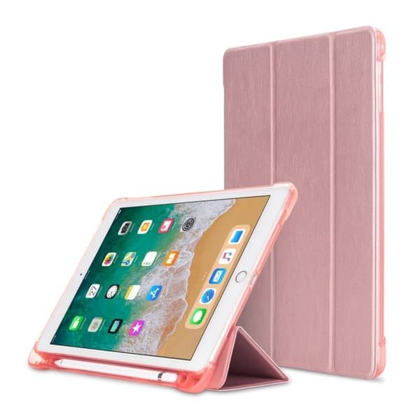 TS-Kotelo jalustalla iPad 9,7\" (2017) / 9,7\" (2018) / Air2 / Air - Pinkki