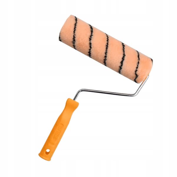 Painting Set Orange with Telescopic Handle – Complete Kit | 2 Spare Rollers 25 Cm | for Wall and Ceiling