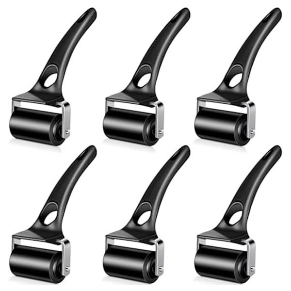 TS-6 st 5 cm Svart Bläckrollerverktyg Perfekt För Limning Tryckning Färgläggning Papperskonst