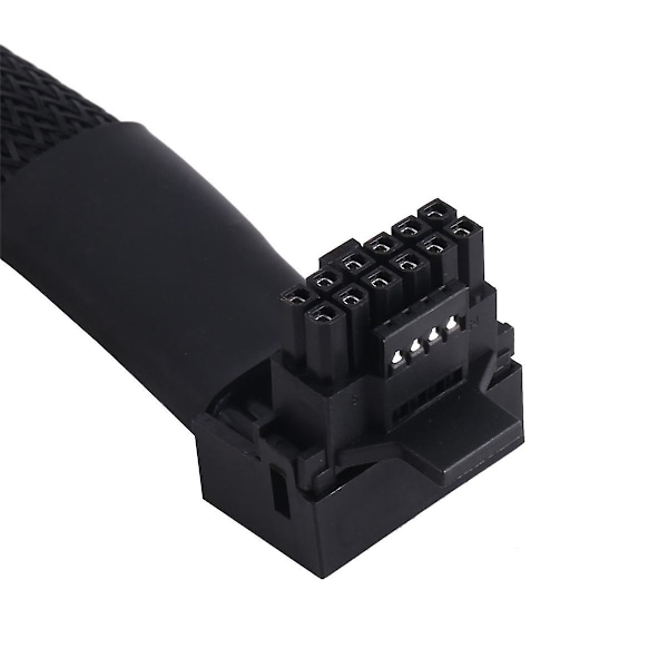 TS-16pin Näytönohjaimen Kulmaliitin 12vhpwr Suora Pää Kääntyvä Pää Kaapeli Pcie 5.0 Kulmaliitin Kaapeli 12+4p 90 astetta