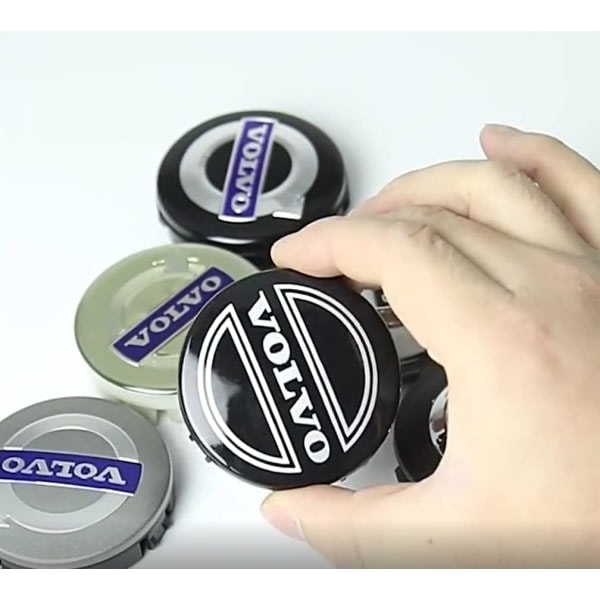 4 stk. 60 mm Auto Center Caps Navkapsler til Volvo S40 S60L S80L X