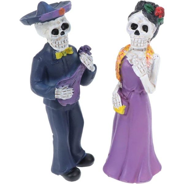 Halloween Skeleton Par Figurine Love (2st)