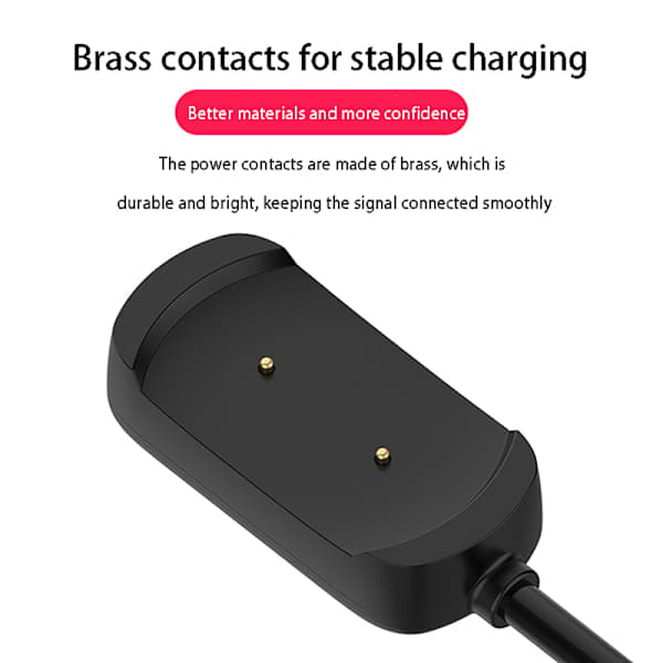 Smartwatch USB-ladekabel til Amazfit T-Rex GTR 42mm 47mm Sort Black one size