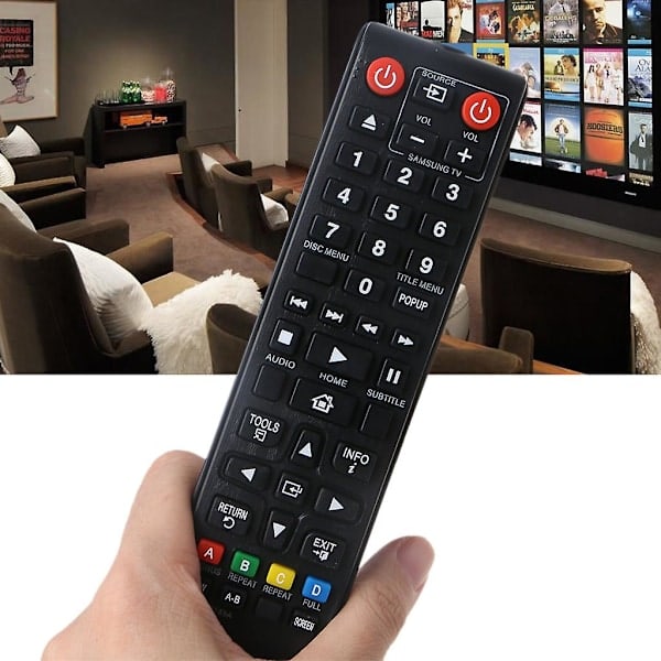 Fjärrkontroll AK59-00149A för Samsung DVD Bluray-spelare BD-F5100 BD-FM51 BD-FM57C BD-H5100 BD-F5500 BD-JM59 BD-E5200 BD-E5300 BD-E5500 BD