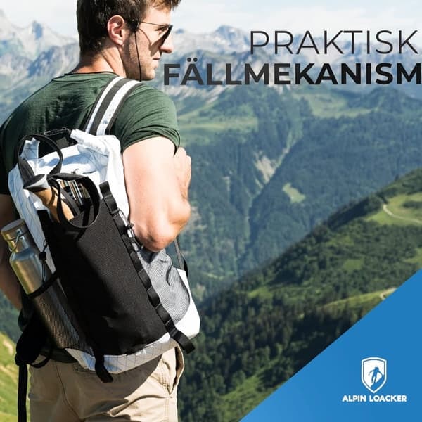 Vandrestave Carbon Sammenklappelige ALPIN LOACKER