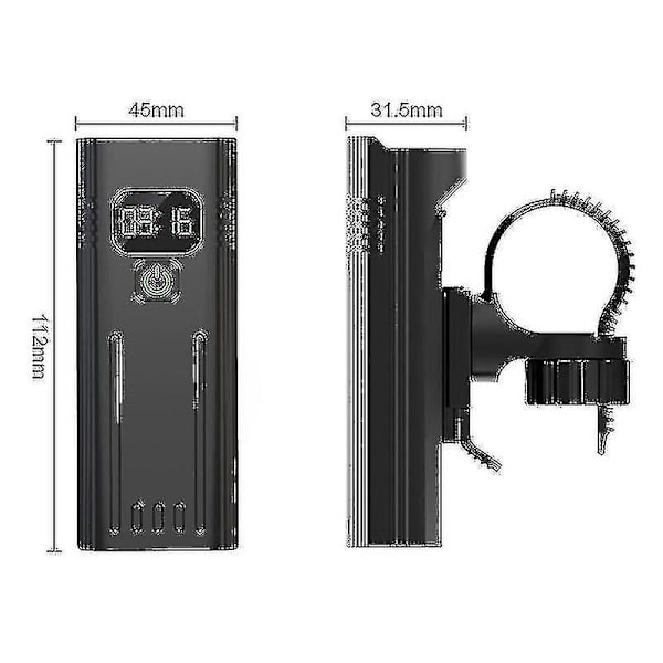 30000 Lumen Sykkellykt 10000mAh USB Oppladbart Batteri LED Sykkellykt Frontlykt MTB Vanntett Lommelykt Frontlampe