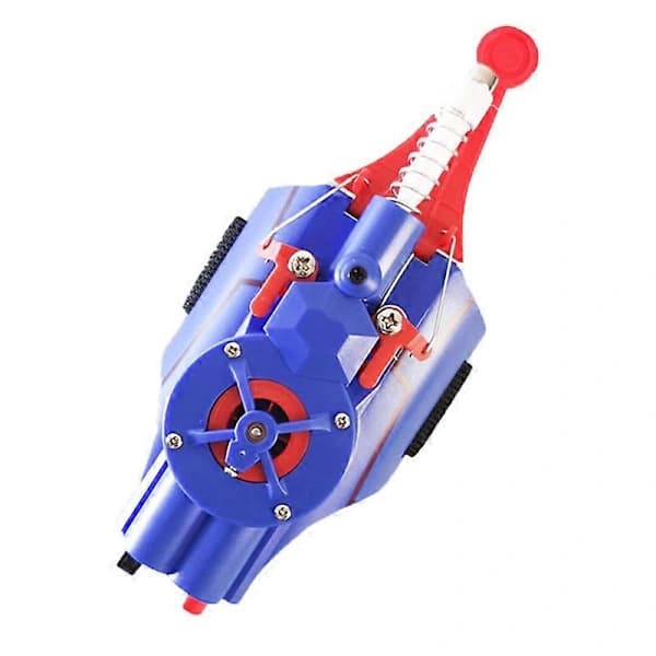 Spider Silk Launcher Web Shooters Håndledslancering Legetøjsskyder Peter Parker Cosplay Enhed Legetøj til C Blå Genopladelig