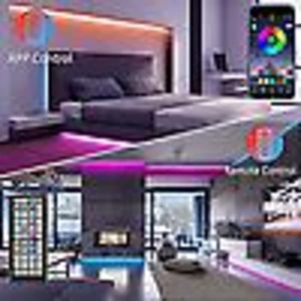 20m LED-lys Bluetooth RGB-lys LED-striplys