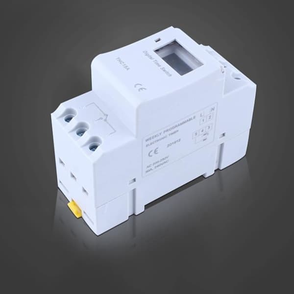 LCD Digital Timer, Digital Programmerbar Timer LCD-Skjerm Vi