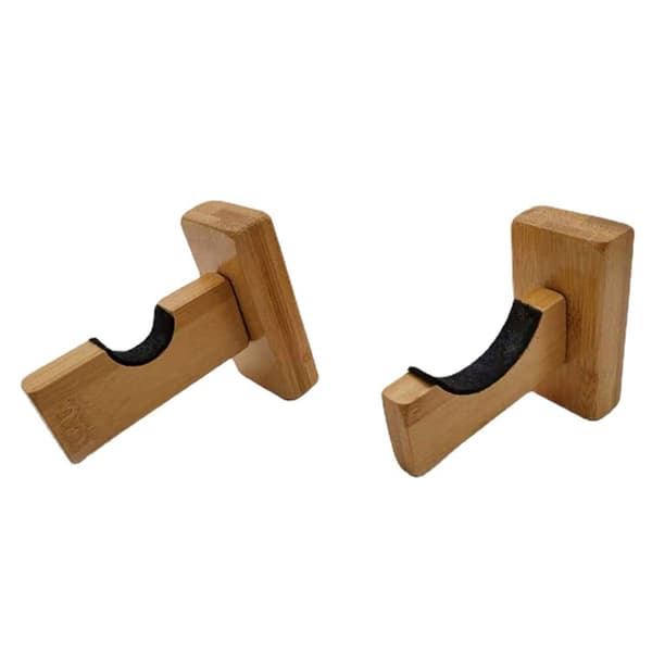 Baseball Bat Holder Horizontal Display Handmade Solid Wood Baseball Bat Holder with Felt Lining and Wall Mounted Wooden Bat Holder