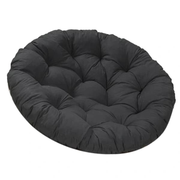 60x60cm Udendørs siddehynde Hynder Terrasse Siddehynde til Rattan Hængende sort black