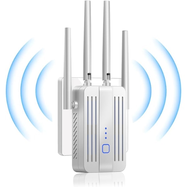 1200M Trådlös Repeater WiFi Signalförstärkare Täcker 9995 Kvm