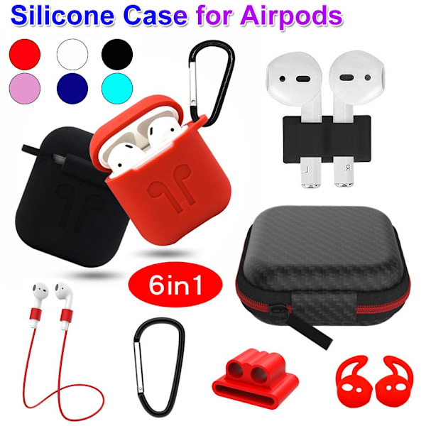 6-pack / set Fodral Kuulokkehållare ROSA
