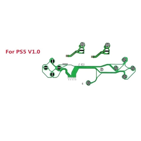 TS-Replace 10 kpl V2 Kalvo-ohjain Ribbon-johtavalle kalvopainikkeen asennon kytkimelle Johtava levy