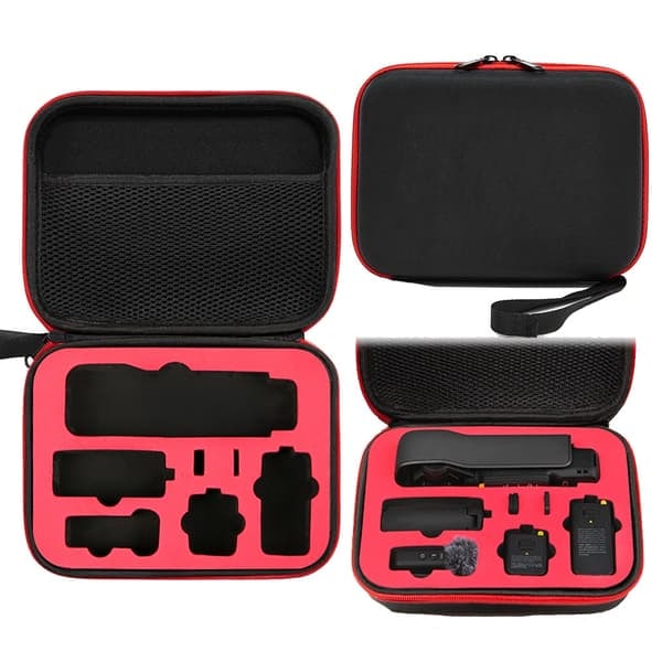 TS-Förvaringsväska för DJI Osmo Pocket 3 - Svart/Röd