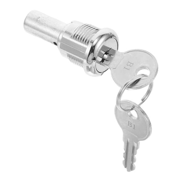 1 Set Automatic Lock Replacement Universal Cylinder Lock For Gumball Machine Secure Metal Lock And Key Assembly For Candy Machine