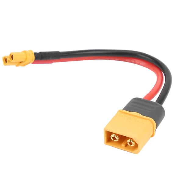 10 cm XT60 uros-XT30 naaras 16AWG-liitinsovitinkaapeli RC Lipo -akulle