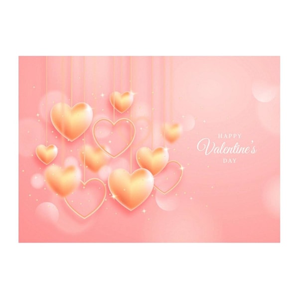 TS-210x150cm Valentinsdag Bakgrunn Stoff Kjærlighet Blomst Foto Materiale Fotografering Bakgrunn Stoff,